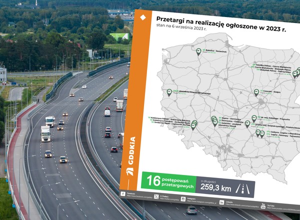 Nowe drogi w Polsce. Wszystkie umowy i przetargi w 2023 r.