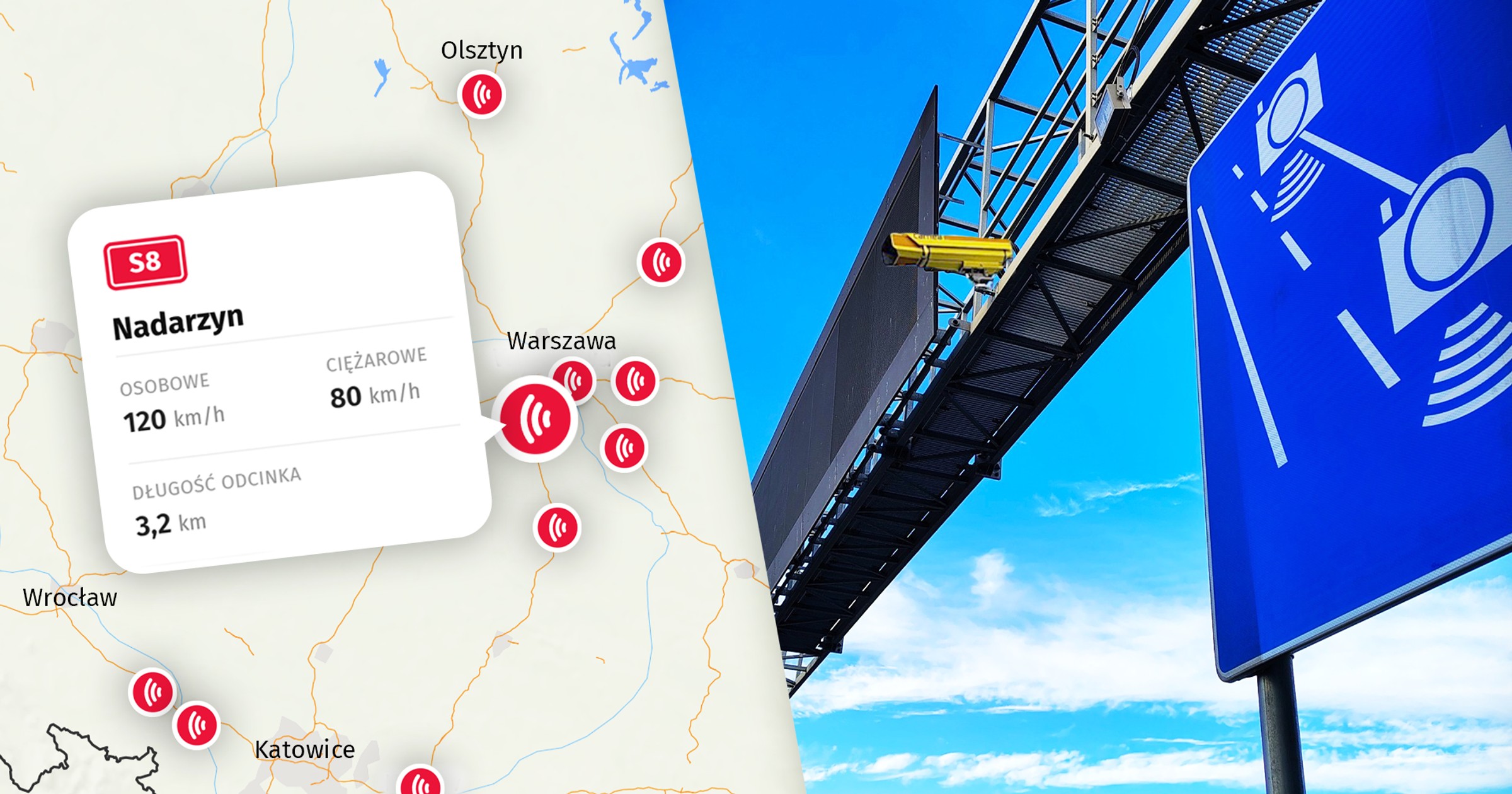 Nowe automatyczne systemy kontrolujące prędkość i przejazd na czerwonym świetle