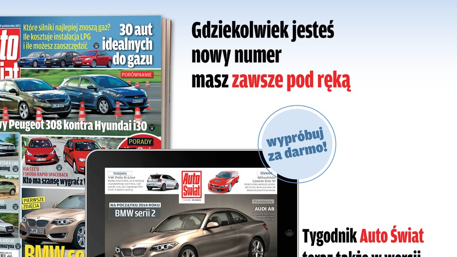 Auto Świat 44/2013 także na tabletach