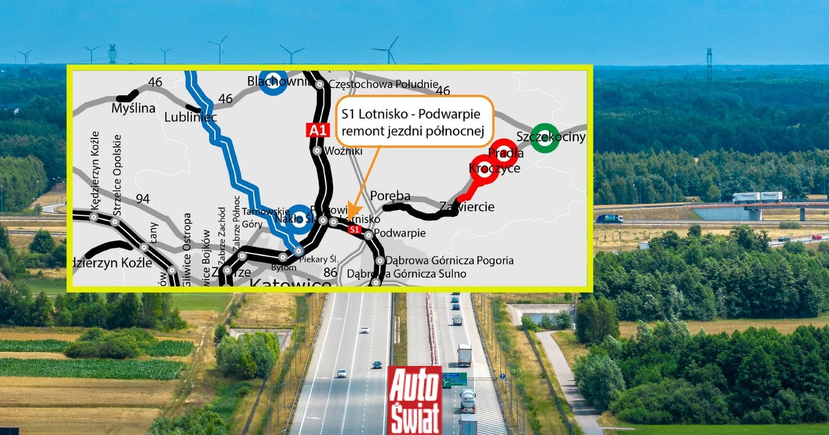 Ruszają remonty ważnych dróg ekspresowych. S1 na południu, S8 w sercu Polski