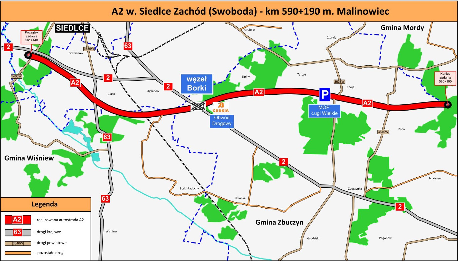 Autostrada A2 coraz bliżej wschodniej granicy