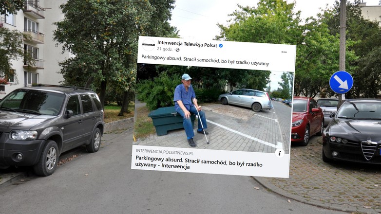 Zabrano samochód z parkingu, bo za rzadko był używany