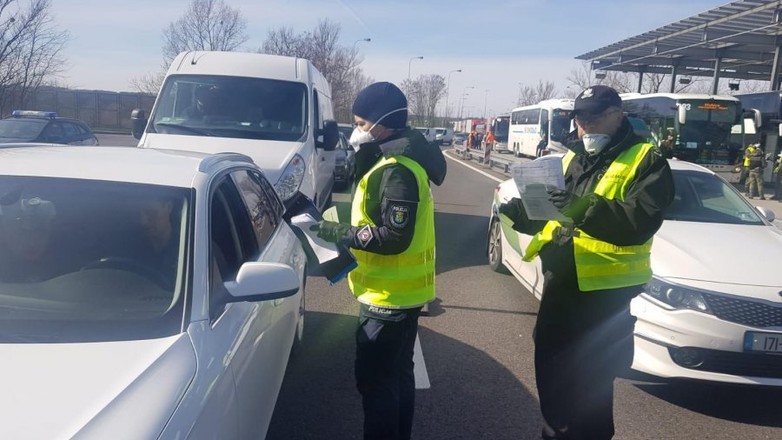 Kontrola sanitarna na granicach Polski