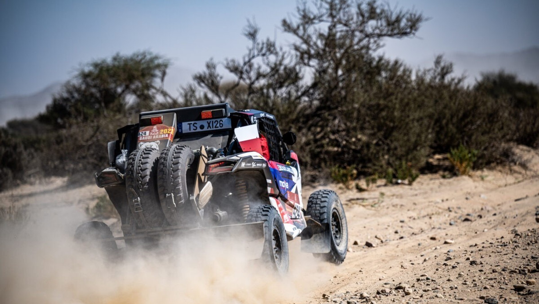 Energylandia Rally Team na jednym z etapów Rajdu Dakar
