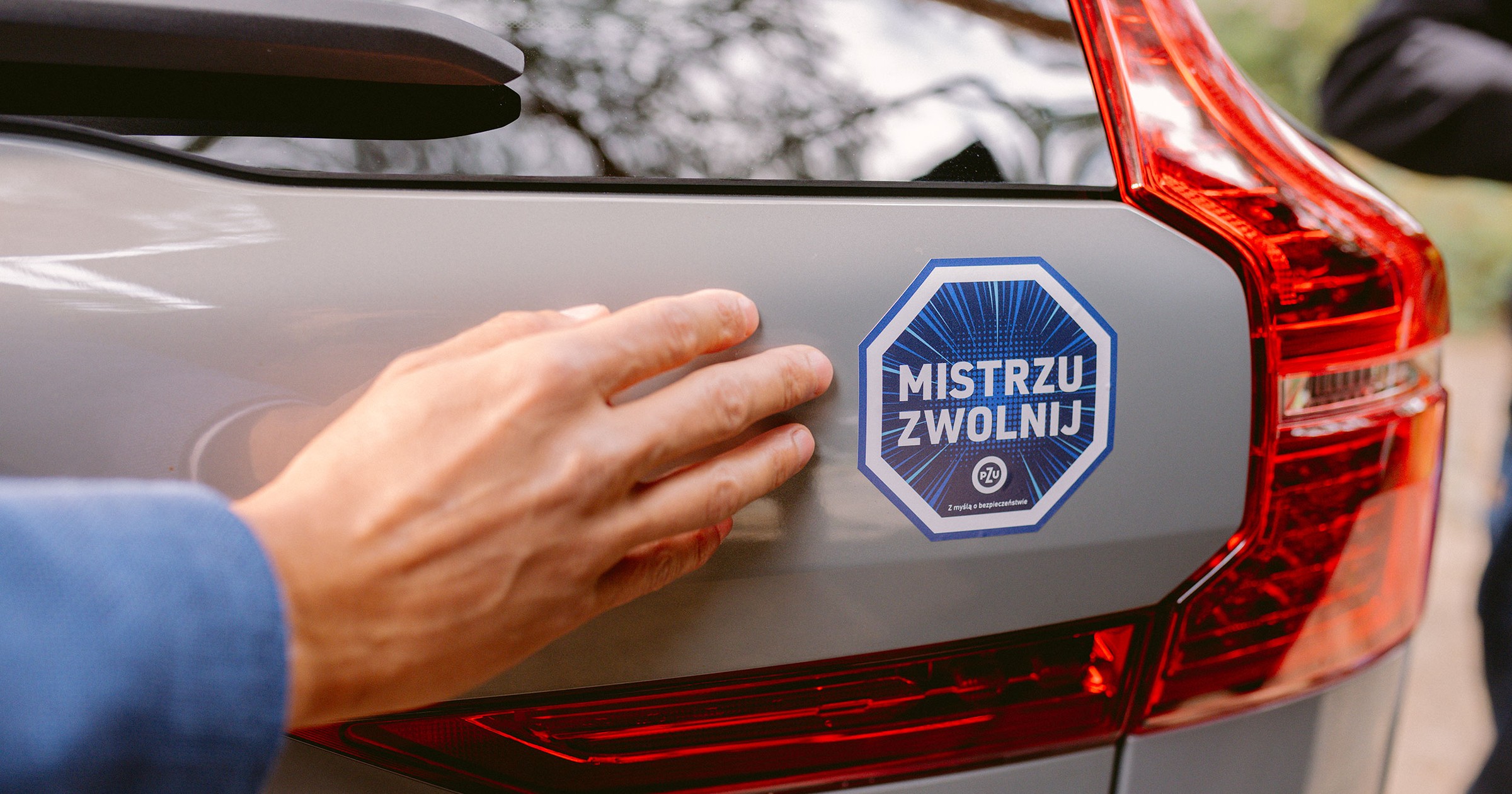 Naklejka "Mistrzu, zwolnij"