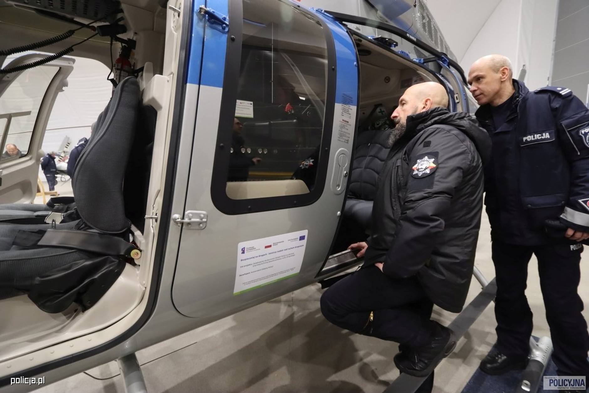 Policyjny śmigłowiec Bell-407GXi