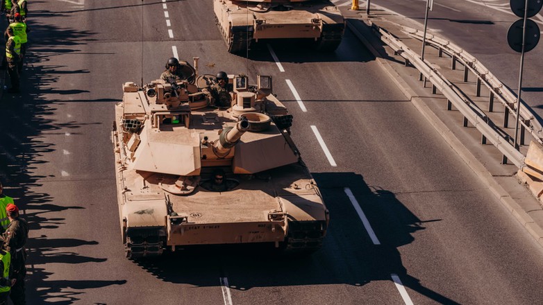 Defilada z okazji święta Wojska Polskiego