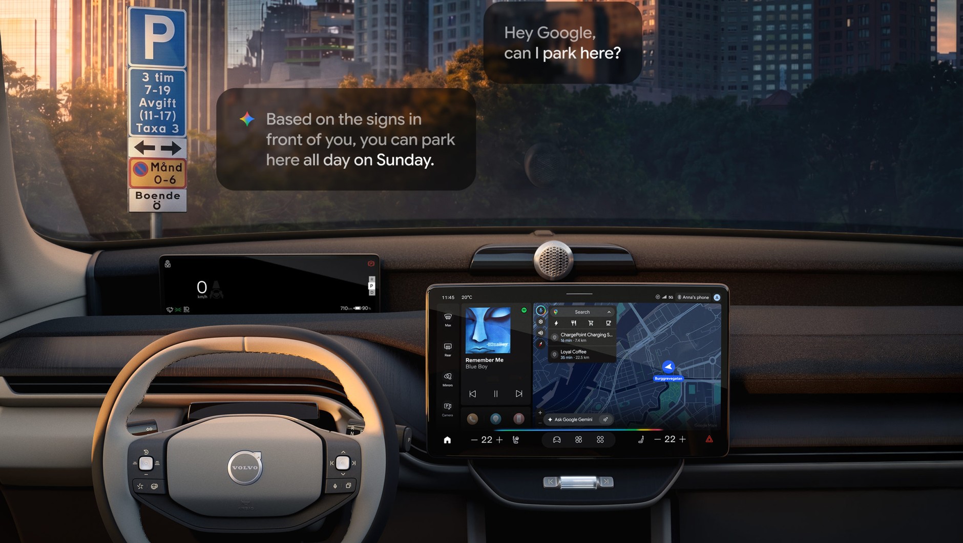Volvo z funkcję Immersive Navigation z Google Maps
