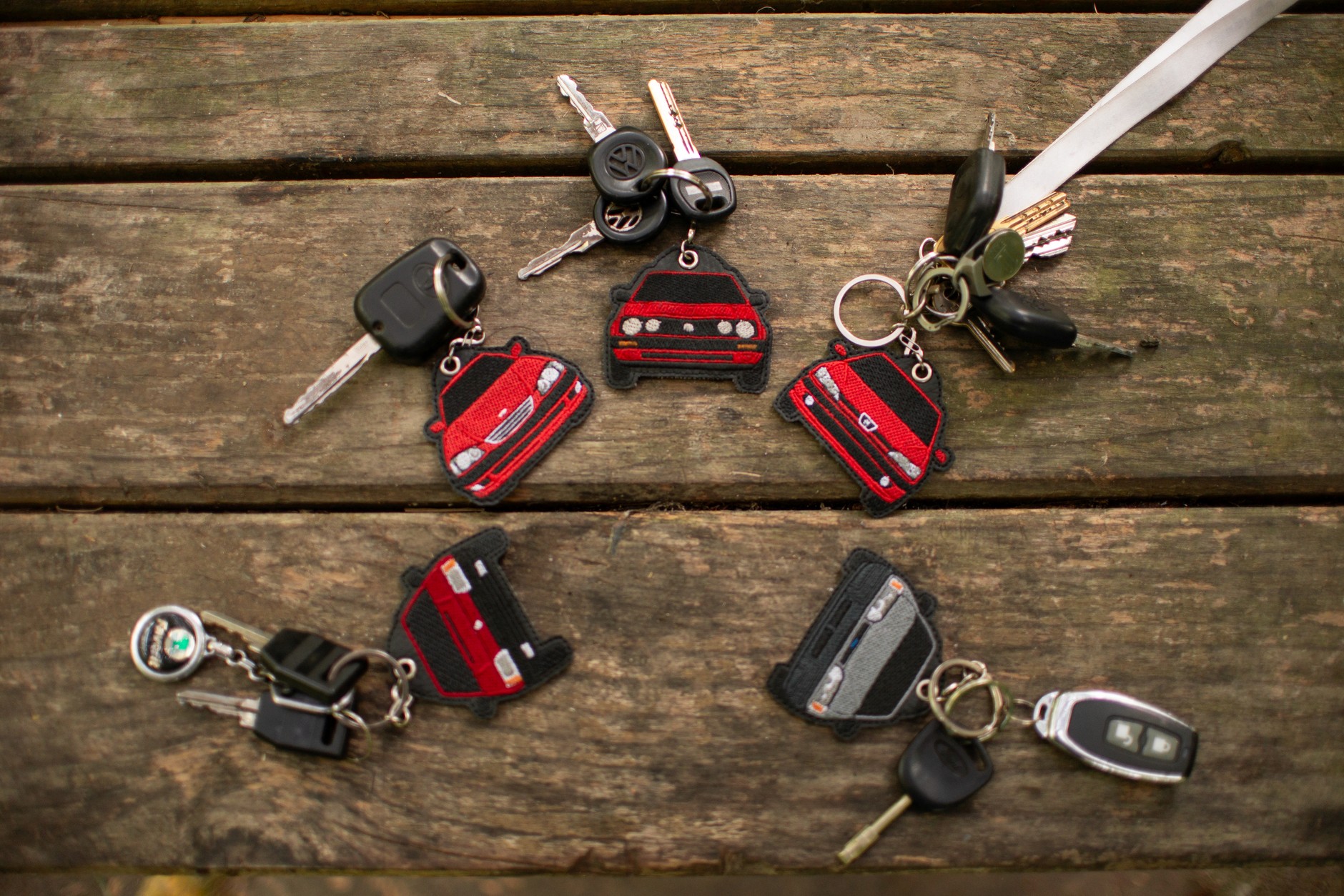 Haftowane breloczki od EnczArts