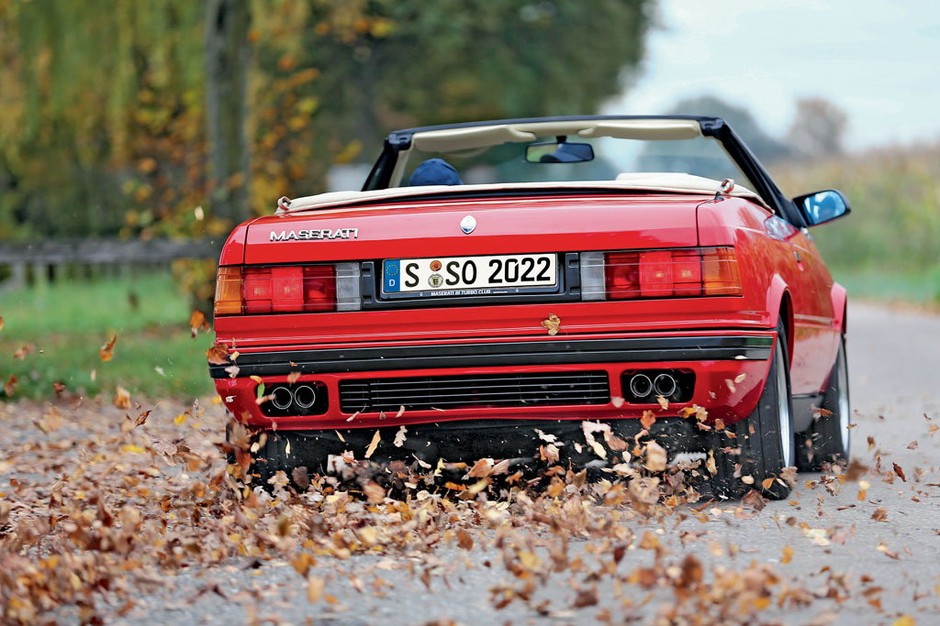 Maserati Biturbo Spyder - najważniejszy jest doładowany silnik
