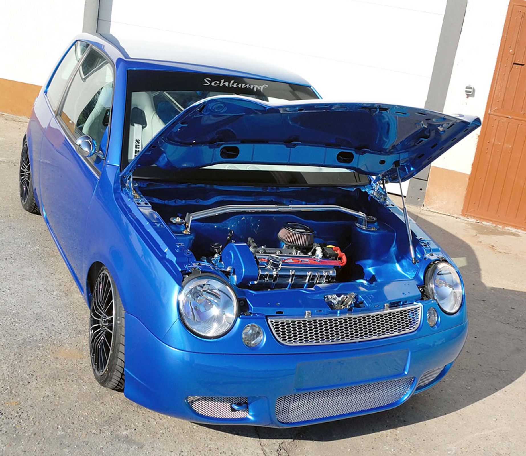 Garaż tunera: VW Lupo – wózek Papy Smerfa