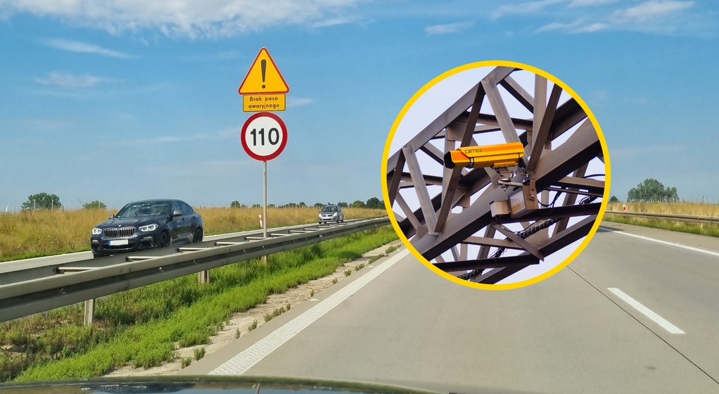 Odcinkowy pomiar prędkości na autostradzie A4