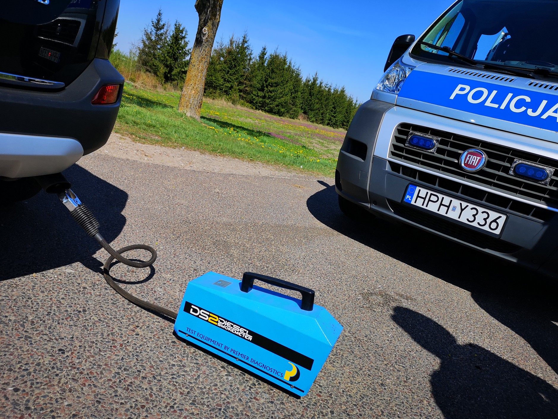 Akcja SMOG - policyjna kontrola spalin