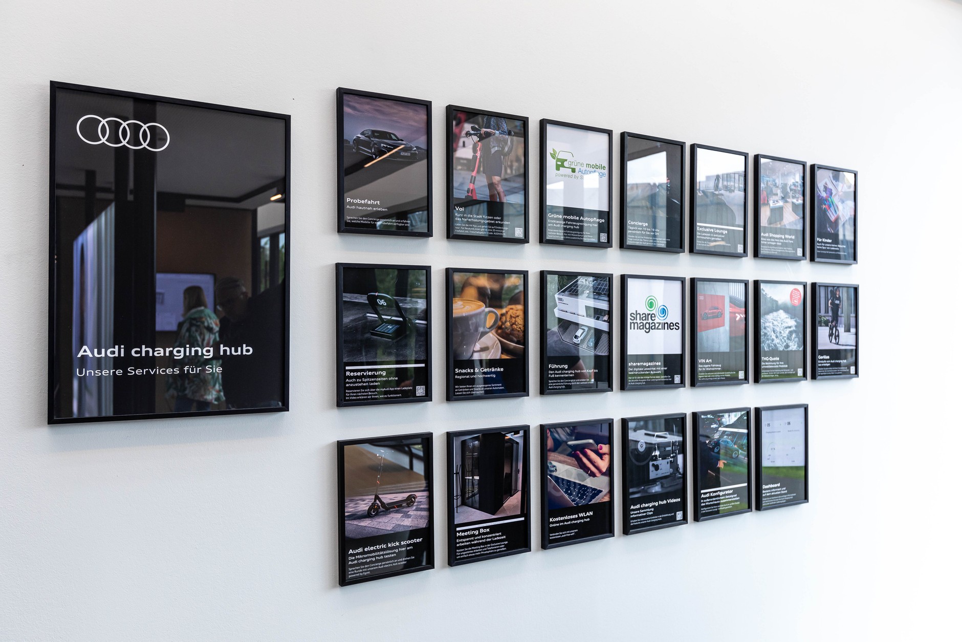 Hub ładowania Audi w Norymberdze w Niemczech