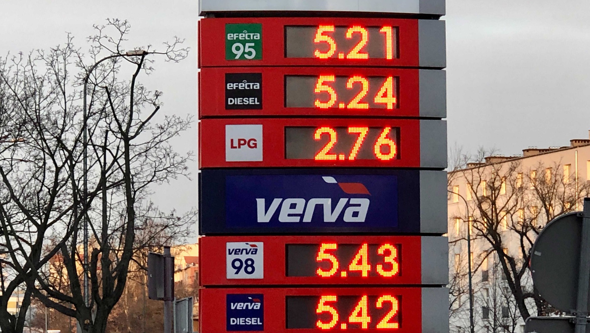Tak wyglądały ceny paliw na stacjach jeszcze kilka lat temu.