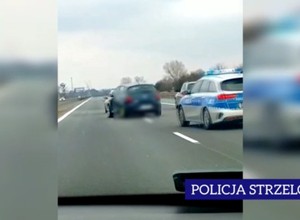 Ukradł alkohol. Policjanci musieli go gonić autostradą A4. Był pod wpływem kokainy [WIDEO]