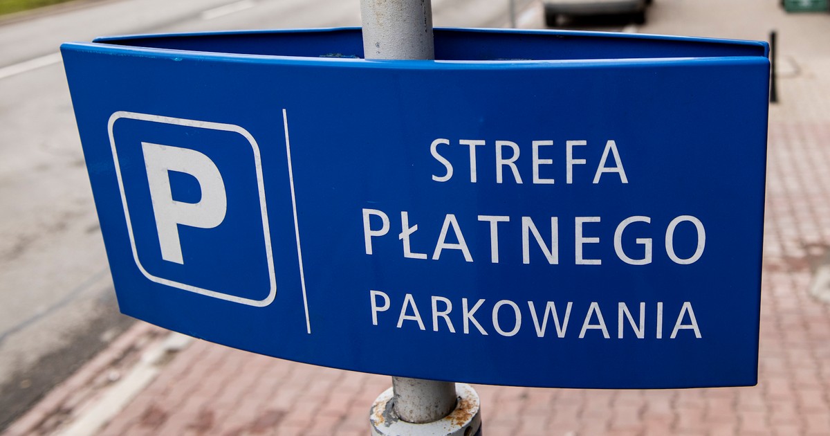 Strefa płatnego parkowania w Warszawie