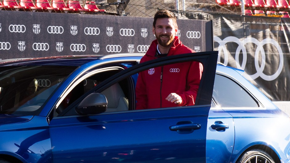 Audi piłkarzy FC Barcelona