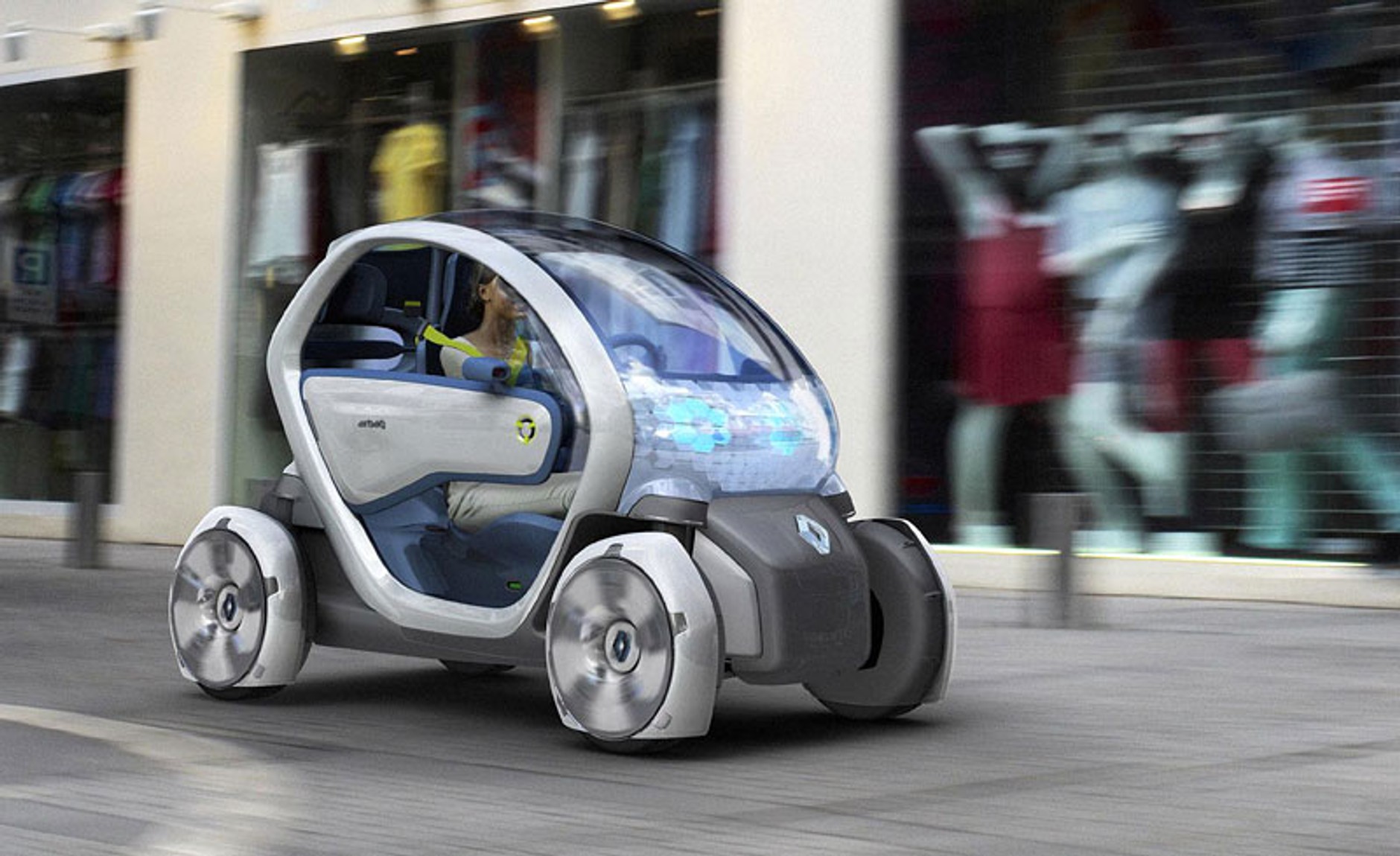 IAA Frankfurt 2009: Renault Twizy Z.E. - elektryczny skuter na czterech kołach