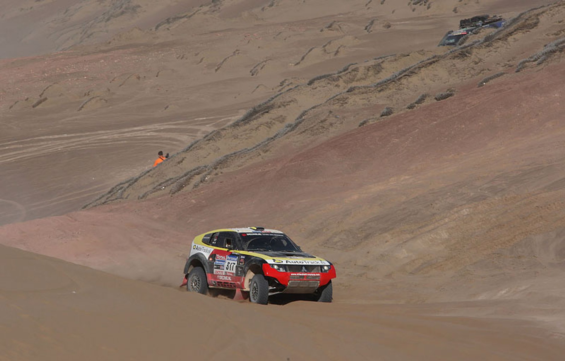 Rajd Dakar 2010: Przygoński już 8, Sonik broni honoru (12. etap na żywo, wyniki, foto)
