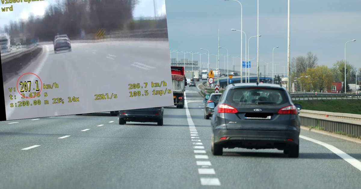 Autostrada A4 – jazda za zbyt szybkim kierowcą
