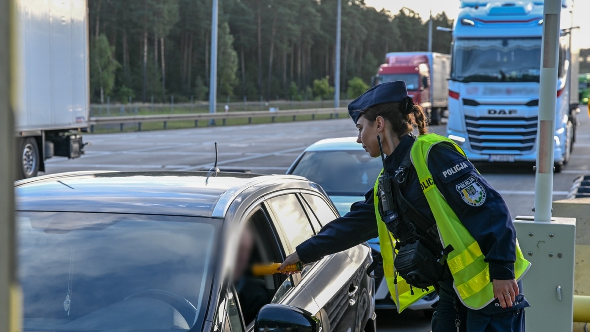 Kontrola trzeźwości na A2