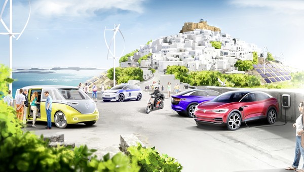 Volkswagen zmieni grecką wyspę Astypalea w miejsce o wzorcowej mobilności