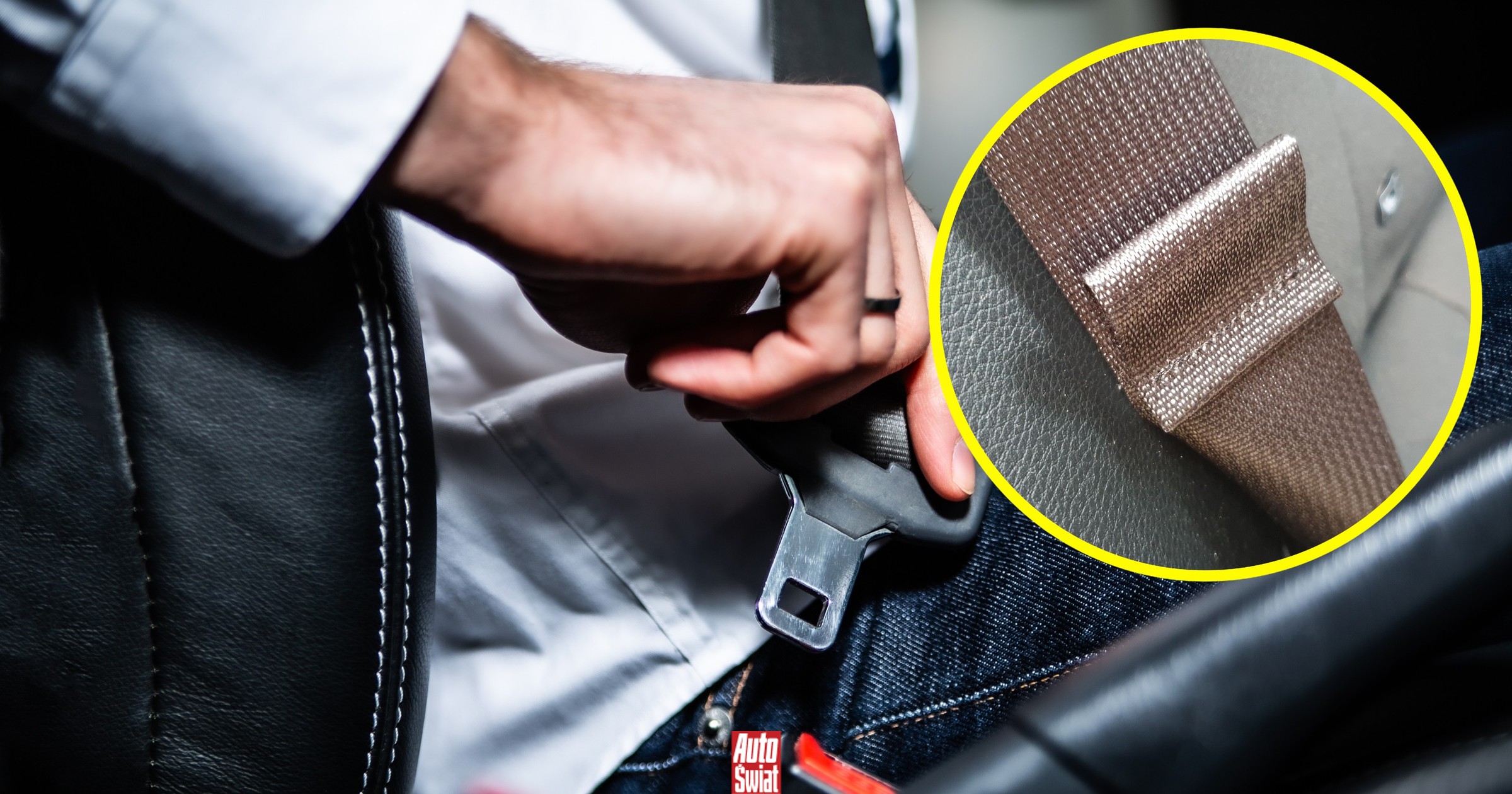 Pasy bezpieczeństwa kierowcy i pasażera nie są takie same. Mała pętla robi wielką różnicę