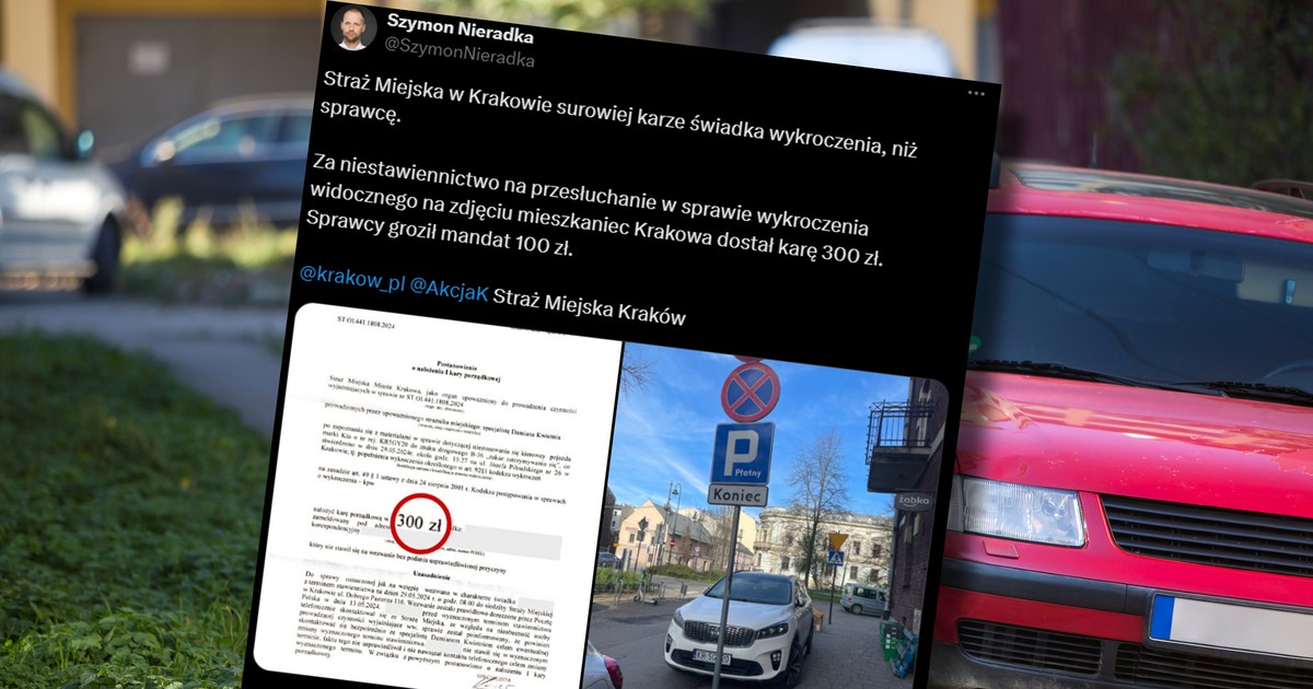 Zgłosił źle zaparkowane auto. Zapłacił wyższą karę, niż wynosi mandat