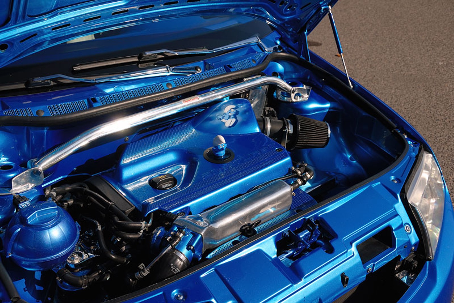 Garaż tunera: Škoda Fabia 1,8 Turbo – smerfny hatchback