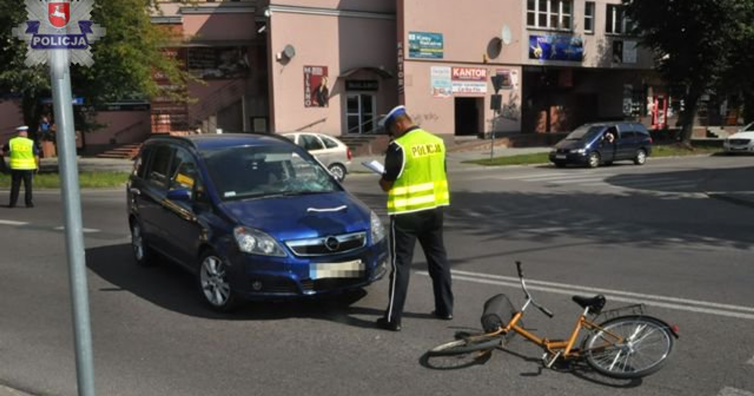 Nie ustąpił pierwszeństwa rowerzyście - groźny wypadek