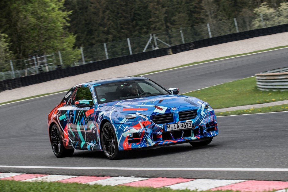 Nowe BMW M2 (2022) podczas testów na Salzburgringu