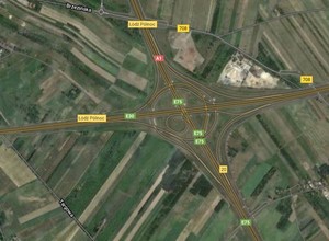 Wiadukt na węźle A1 Łódź Północ do remontu po pięciu latach od otwarcia