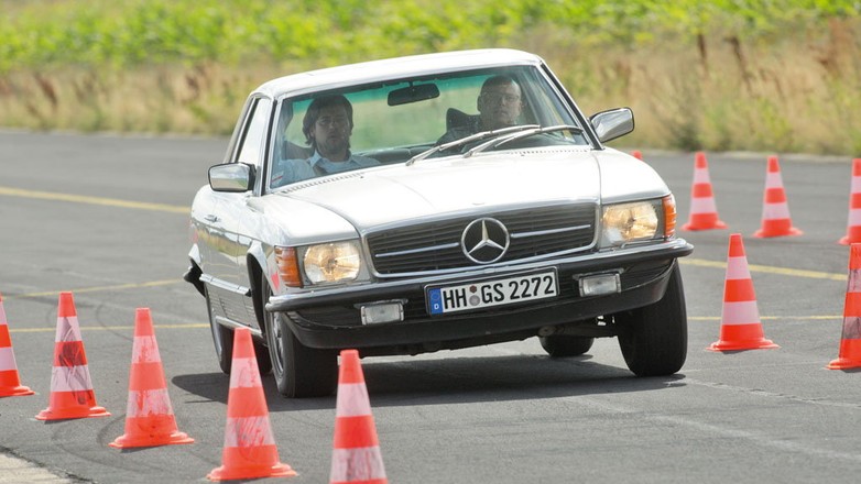 Mercedes 450 SLC 5.0 - poduszkowiec czy rajdówka?