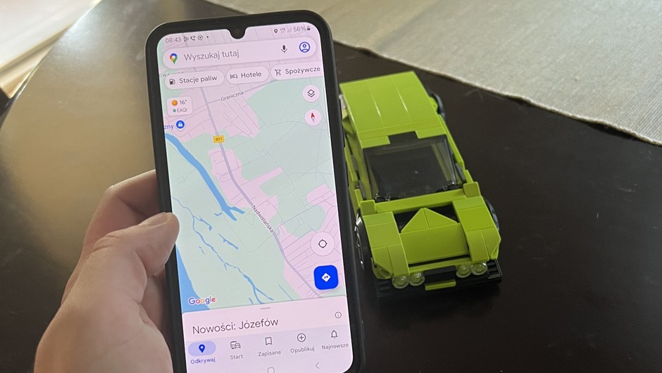 Nawigacja Google Maps (zdjęcie ilustracyjne)