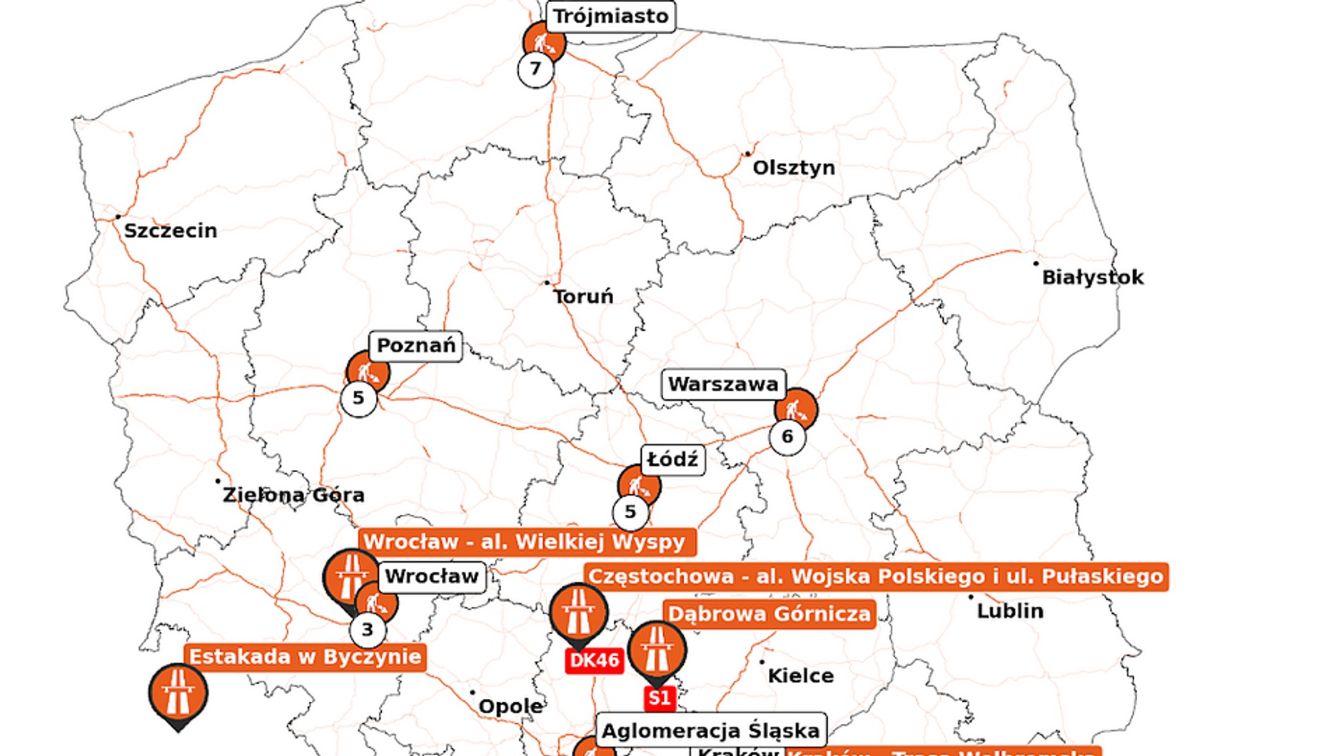 Trwające remonty i planowane inwestycje drogowe — grudzień 2023