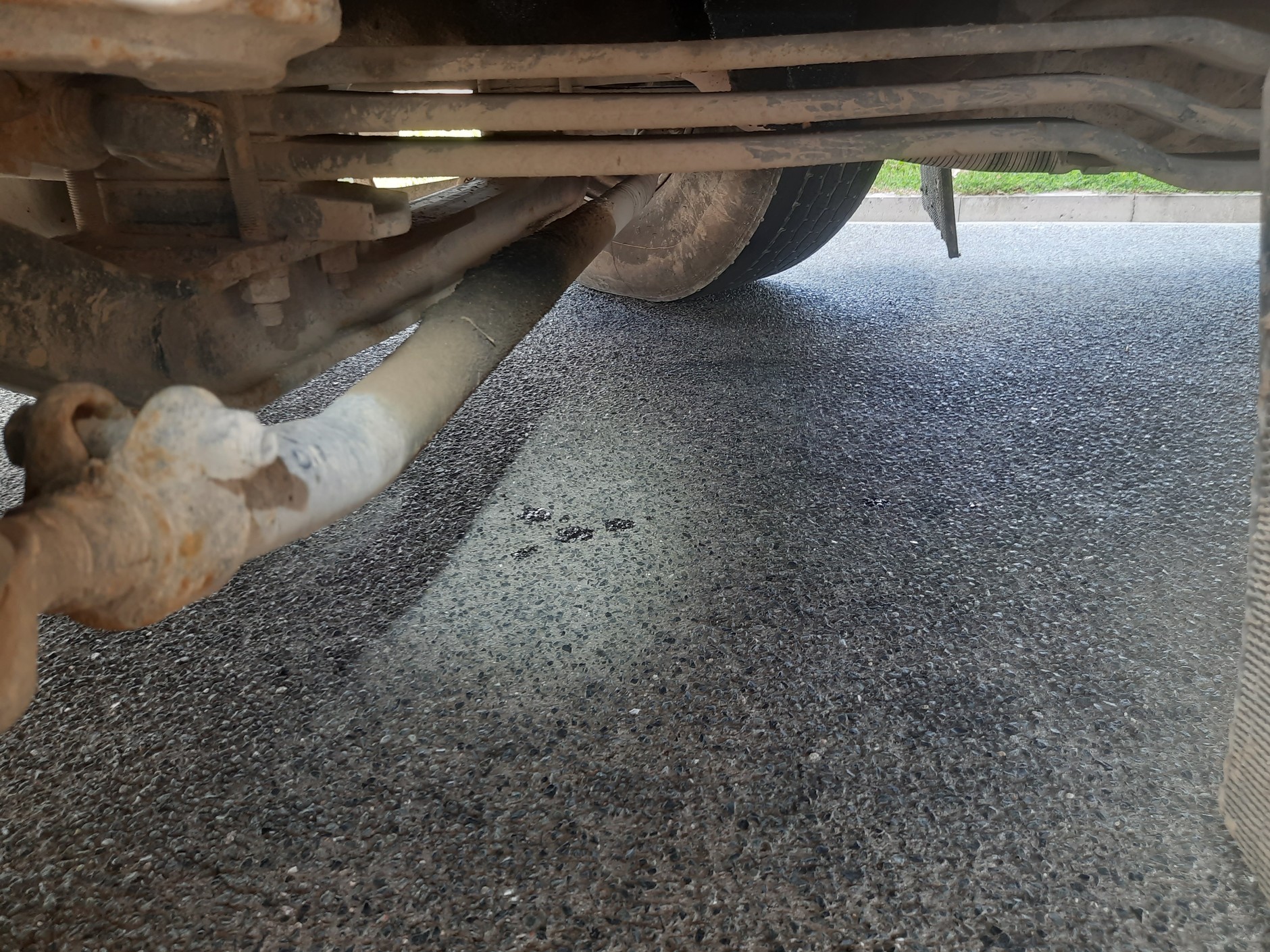 Kontrola ciężarówki przez ITD