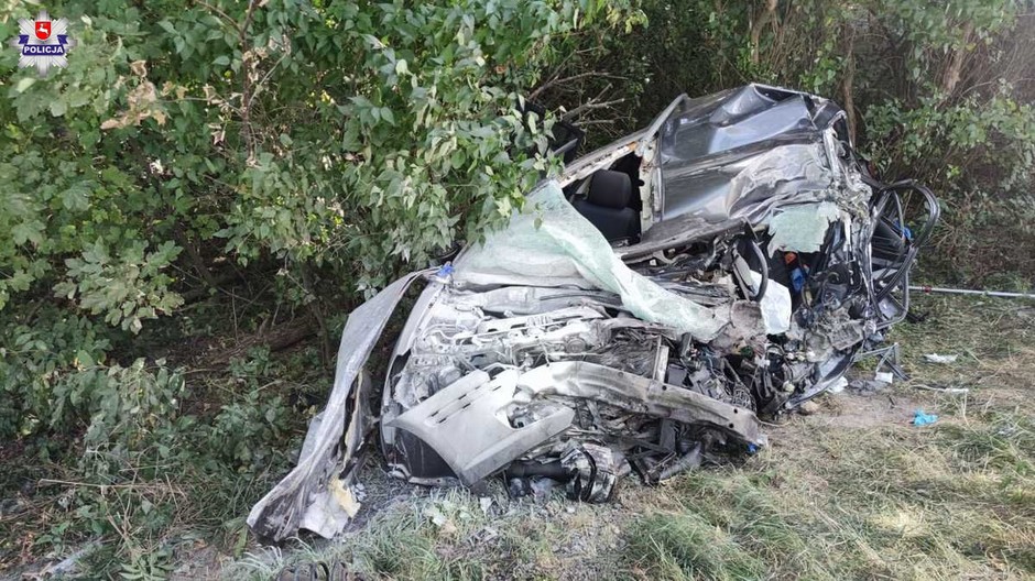 Tragedia na DK-12. Matka zginęła, syn został ranny