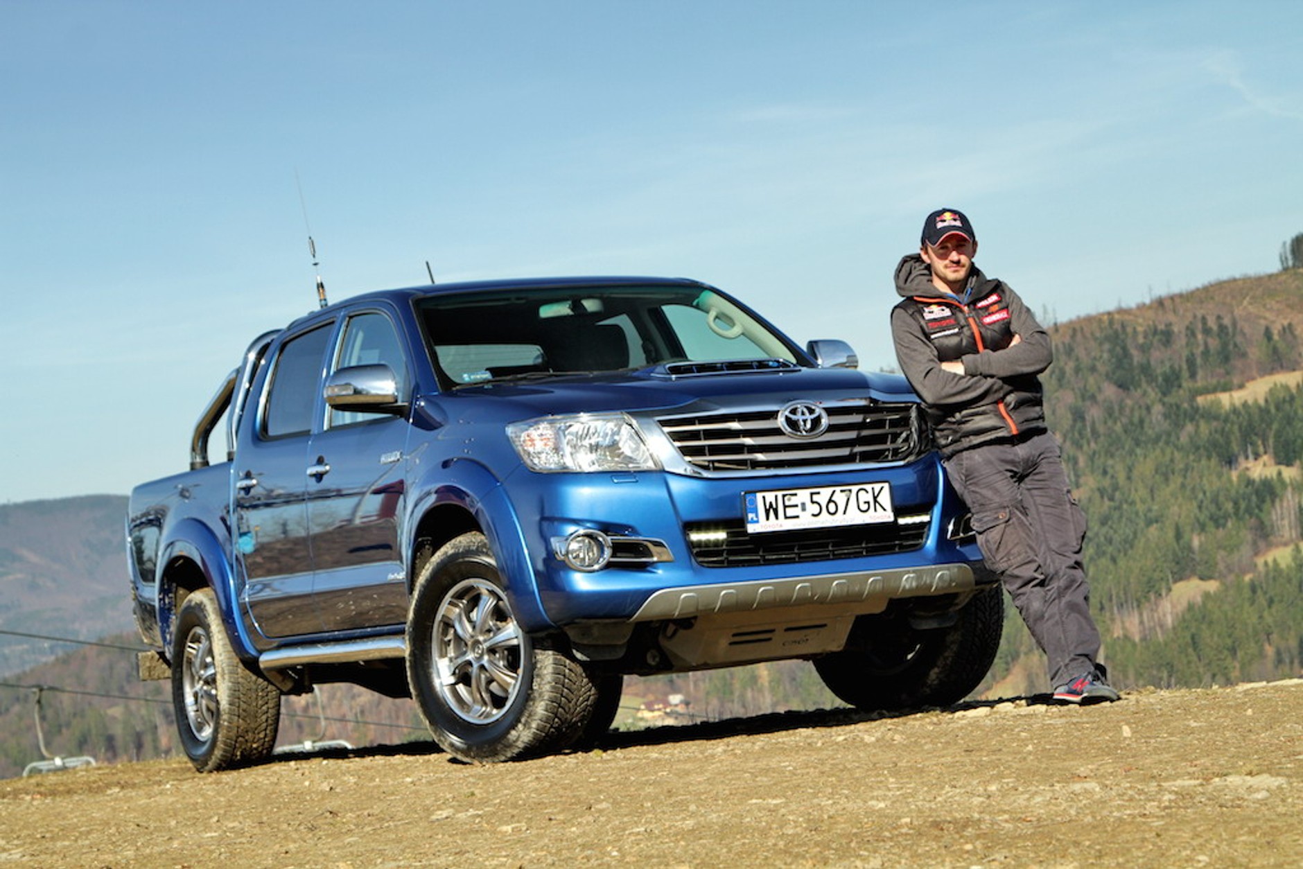Adam Małysz testuje dla nas Toyotę Hilux