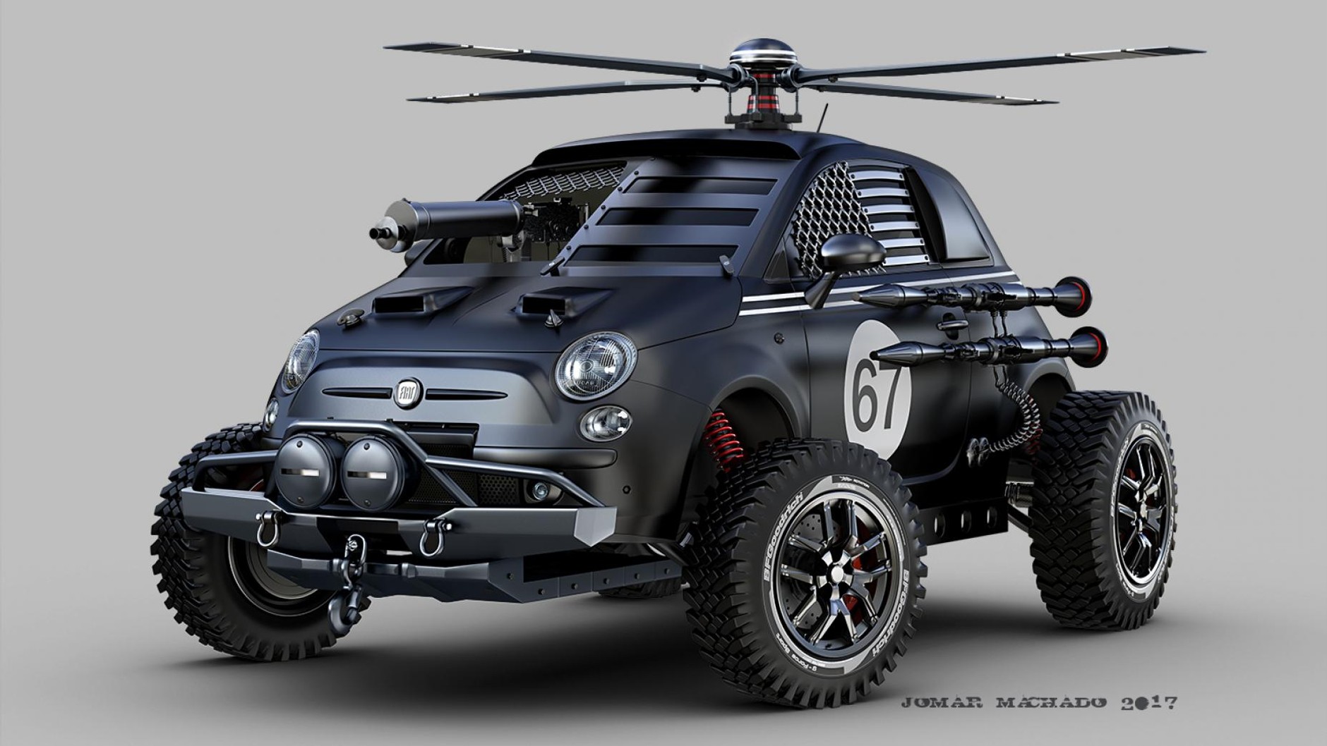 Wizje postapokaliptycznych samochodów