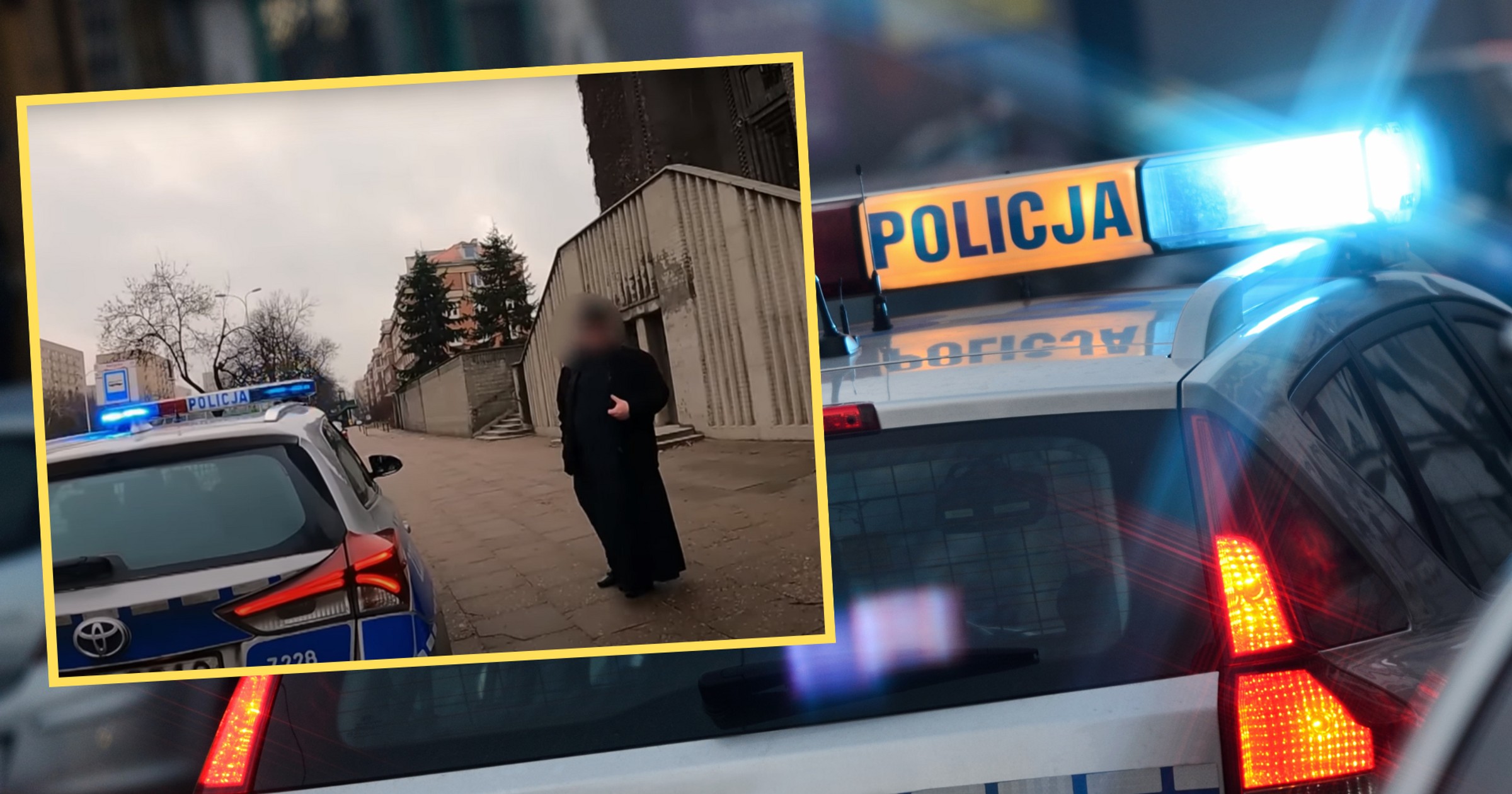 Proboszcz bronił parafianina, który zaparkował pod kościołem św. Stefana w Warszawie (screen: Stop Cham Warszawa/YouTube)