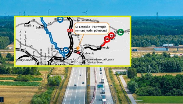 Ruszają remonty ważnych dróg ekspresowych. S1 na południu, S8 w sercu Polski