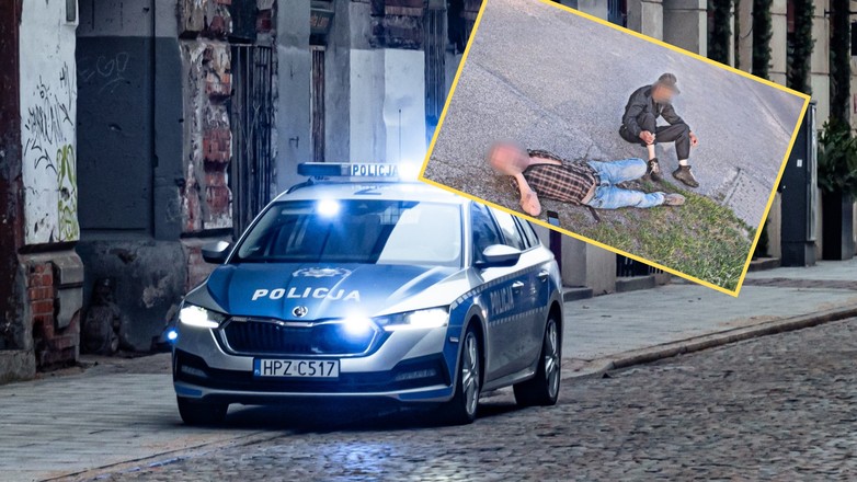 Leżeli na jezdni i sądzili, że nabiorą policjantów (fot. materiały policji)