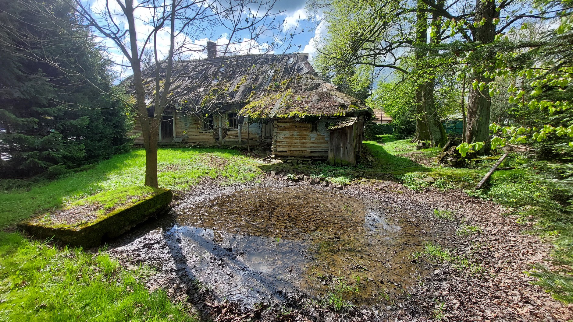 Transport chałupy z zakopianki do Nowej Huty