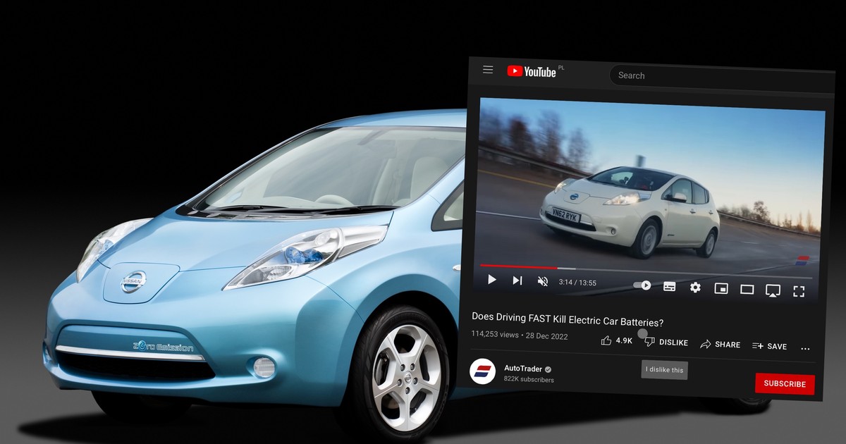 Nissan Leaf w dość specyficznych warunkach przejechał zaledwie 35 km
