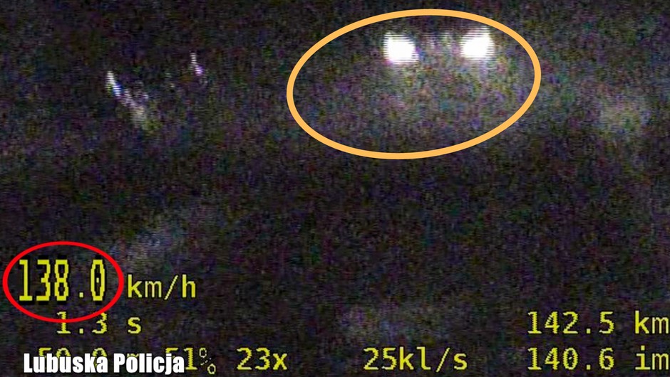 Kierowca dostał mandat w wysokości 3,5 tys. zł i 30 punktów
