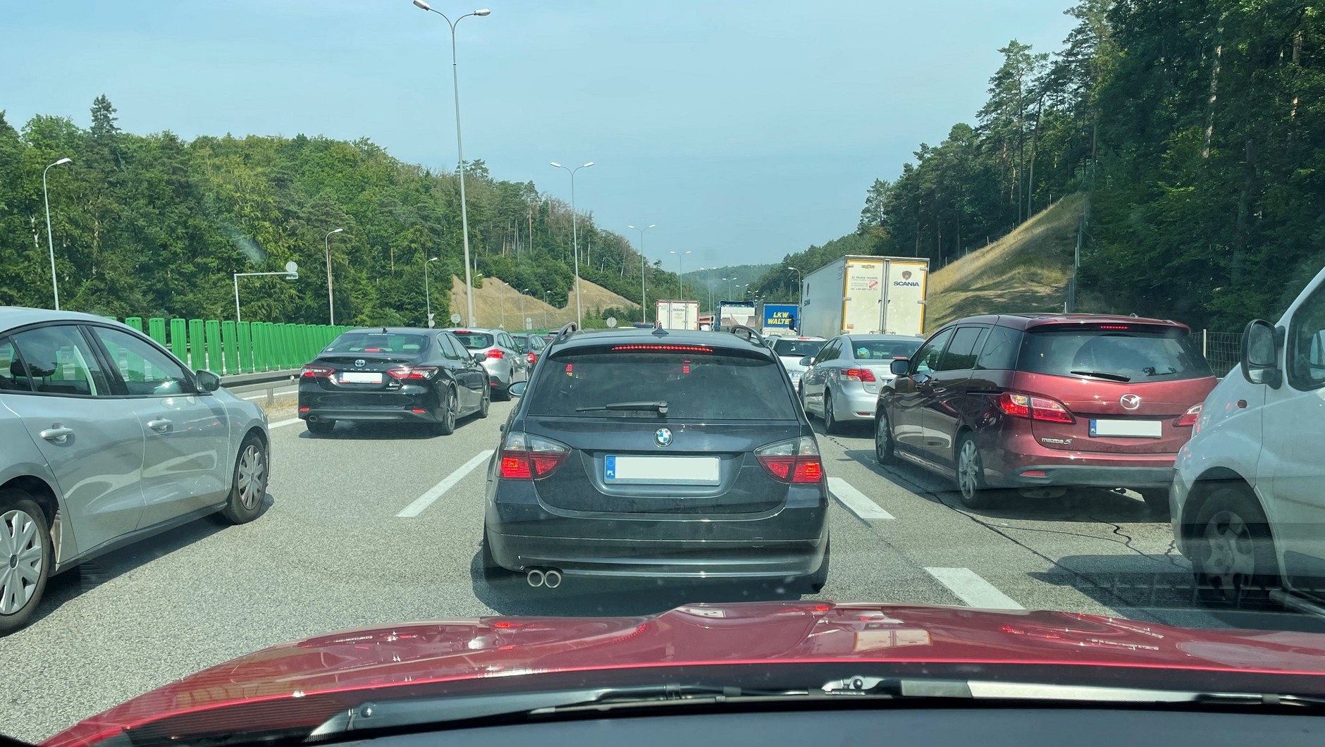 Korek na obwodnicy Trójmiasta