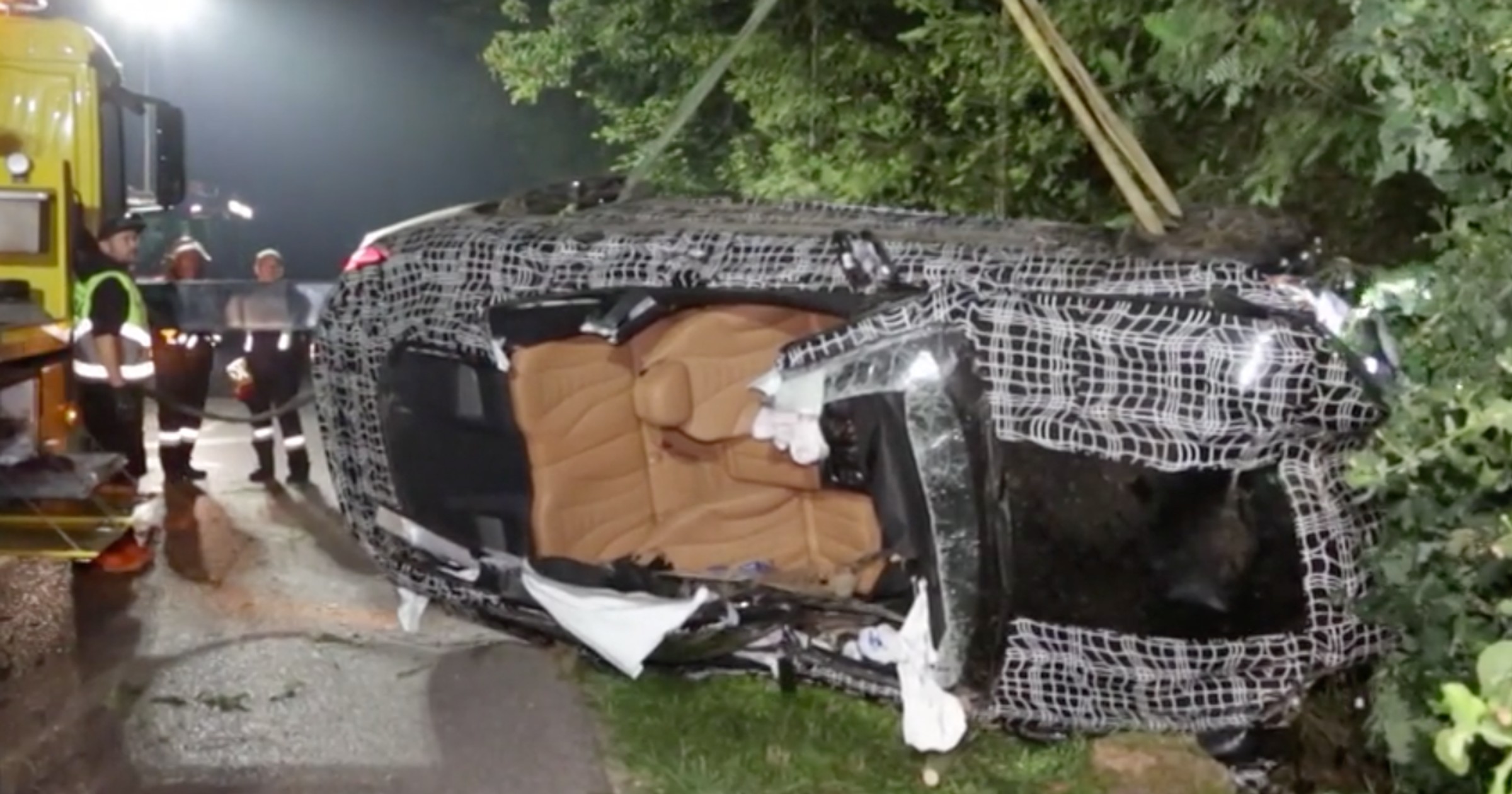 Wypadek prototypowego BMW