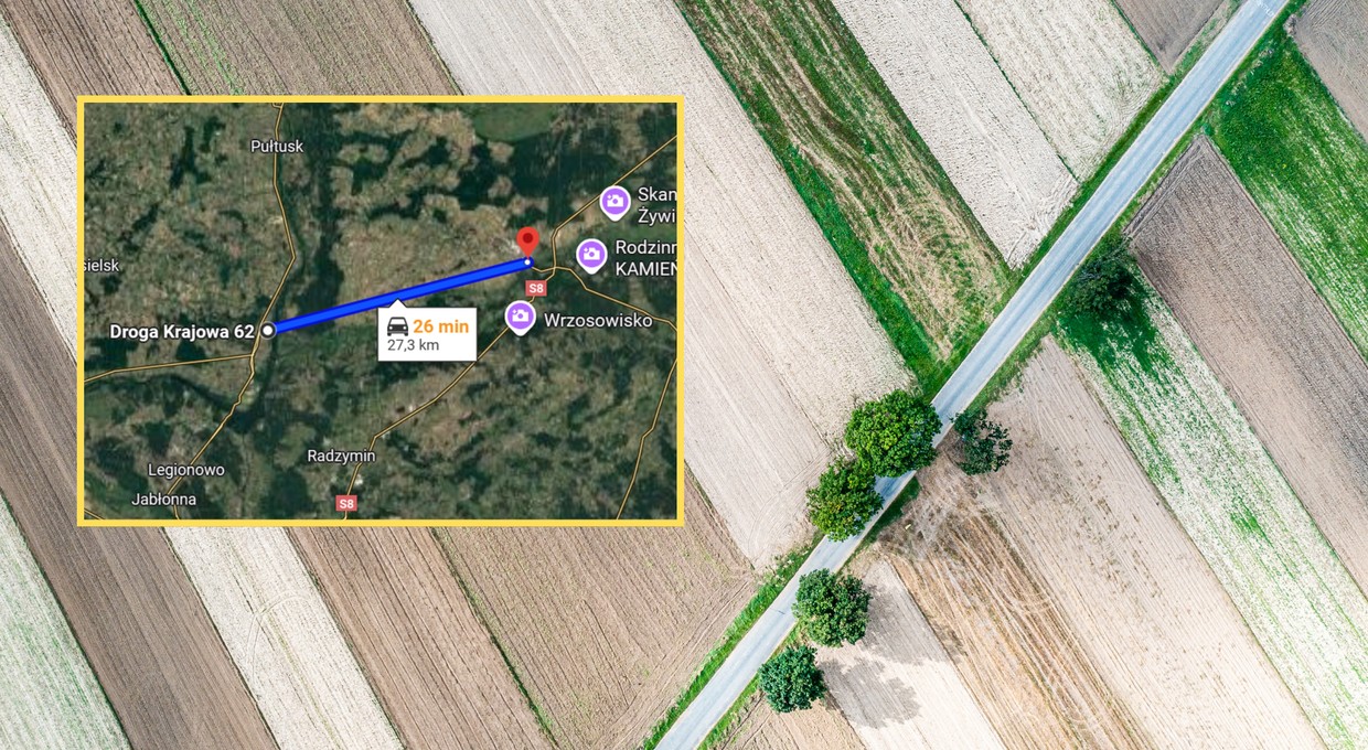 Na Mazowszu mają najprostszą drogę krajową w Polsce. 26 km bez żadnego zakrętu