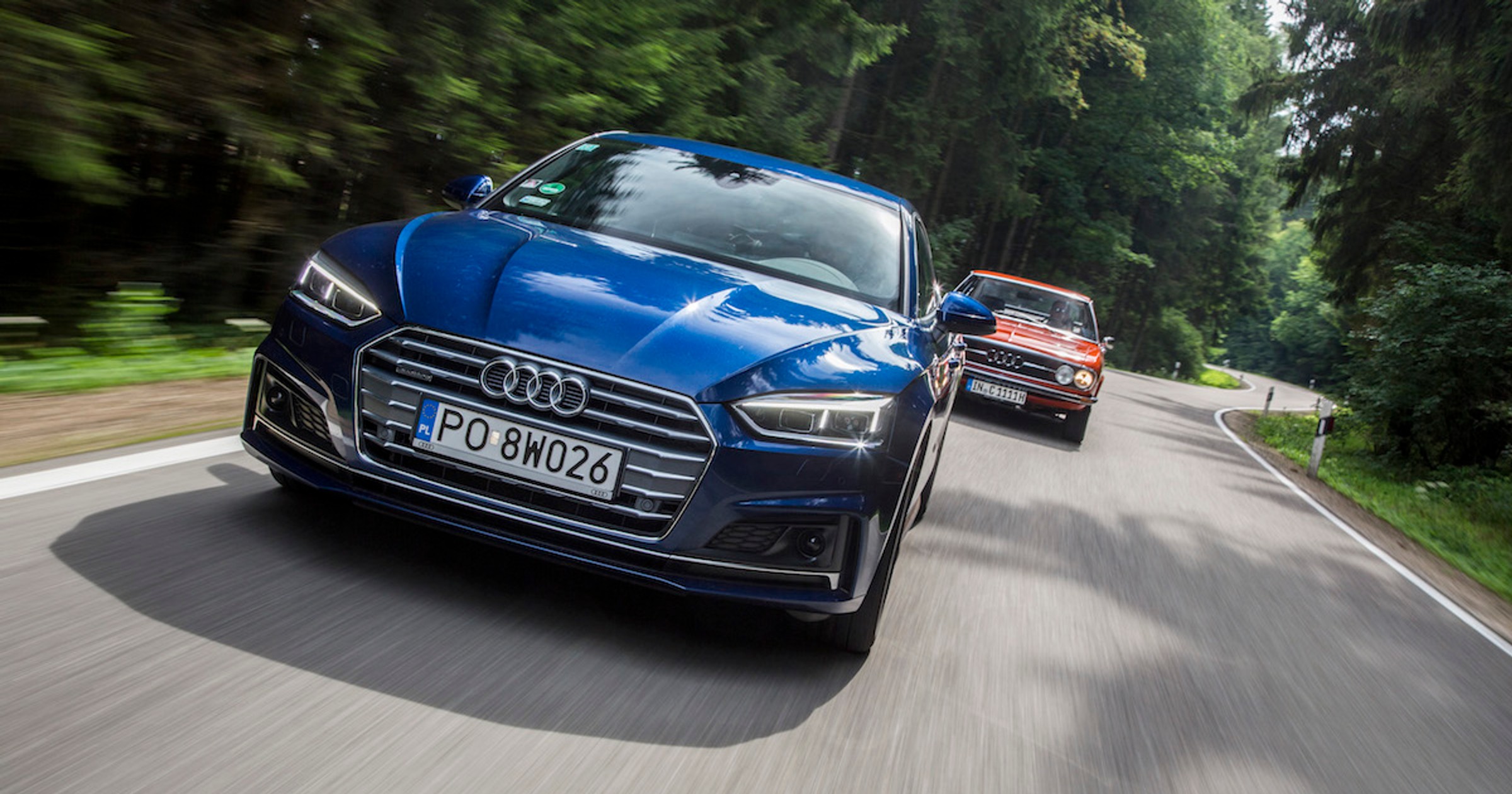 Audi A5 Sportback i Audi 100 Coupe S